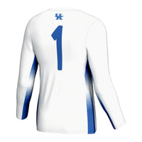 Kentucky Wildcats Volleyball Jersey, White Sportswear Jersey Shirt, Lightweight Breathable Athletic Jersey, Casual Gift for Men, Style 201032030