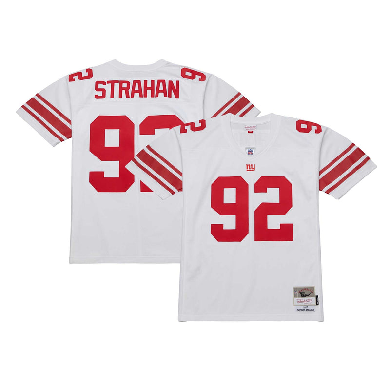 Michael Strahan New York Giants Football Jersey, White Sportswear Jersey Shirt, Lightweight Breathable Athletic Jersey, Casual Gift for Men
