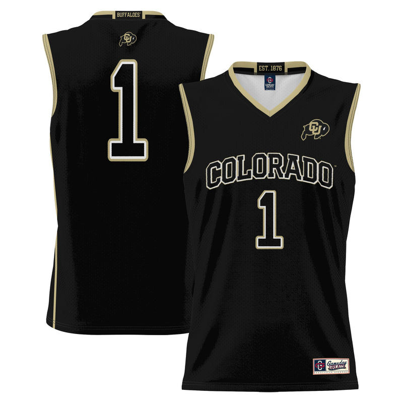 Colorado Buffaloes Basketball Jersey, Black Replica Lightweight Sportswear Jersey Shirt, Sleeveless Athletic Tank Jersey, Casual Gift for Men