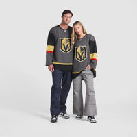 Vegas Golden Knights Hockey Jersey, Gray Sportswear Jersey Shirt, Long Sleeve Hockey Sweater Jersey, Casual Gift for Men, Style 202015744