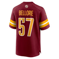 Nick Bellore Washington Commanders Football Jersey, Sportswear Jersey Shirt, Lightweight Breathable Athletic Jersey, Casual Gift for Men