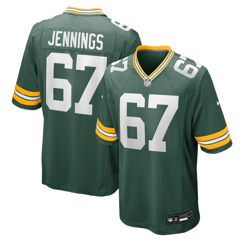Donovan Jennings Green Bay Packers Football Jersey, Game Sportswear Jersey Shirt, Lightweight Breathable Athletic Jersey, Casual Gift for Men