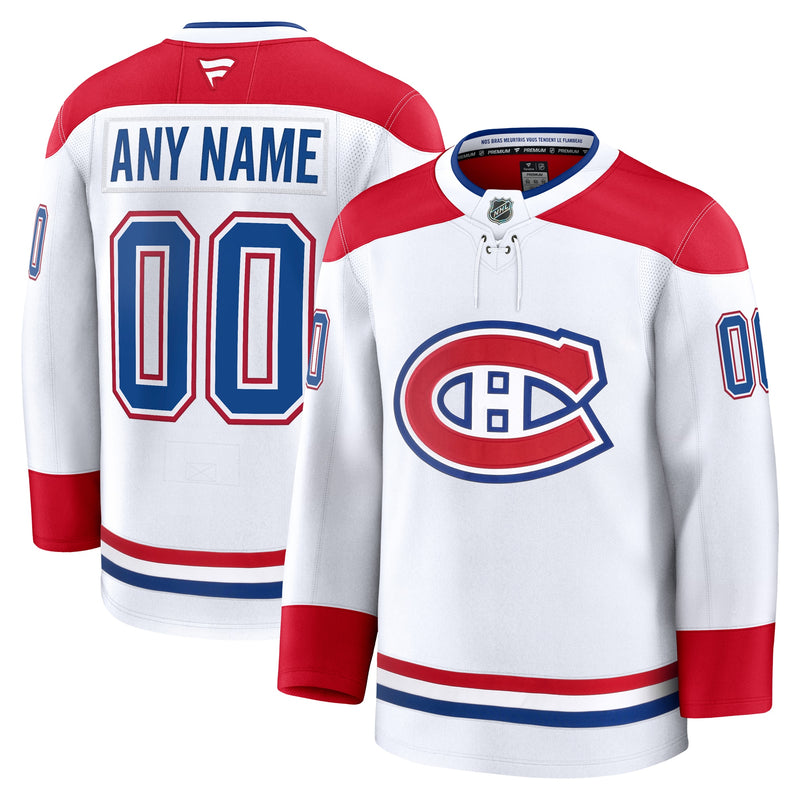 Montreal Canadiens Hockey Jersey, White Premium Sportswear Jersey Shirt, Long Sleeve Hockey Sweater Jersey, Casual Gift for Men, Style 202055708