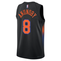 OG Anunoby New York Knicks Basketball Jersey, Black Sportswear Jersey Shirt, Sleeveless Athletic Tank Jersey, Casual Gift for Men