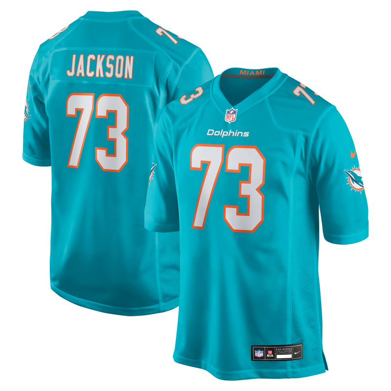 Austin Jackson Miami Dolphins Football Jersey, Aqua Game Sportswear Jersey Shirt, Lightweight Breathable Athletic Jersey, Casual Gift for Men