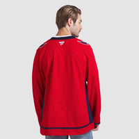 Washington Capitals Hockey Jersey, Red Premium Home Sportswear Jersey Shirt, Long Sleeve Hockey Sweater Jersey, Casual Gift for Men