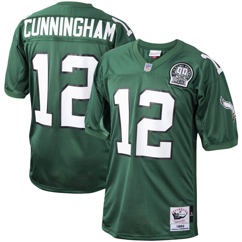 Randall Cunningham Philadelphia Eagles Football Jersey, Sportswear Jersey Shirt, Lightweight Athletic Jersey, Casual Gift for Men, Style 3614857