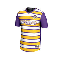 ECU Pirates Soccer Jersey, Purple Fashion Lightweight Sportswear Jersey Shirt, Lightweight Breathable Athletic Jersey, Casual Gift for Men