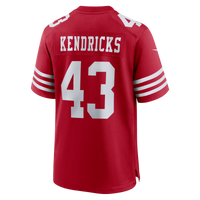 Eric Kendricks San Francisco 49ers Football Jersey, Scarlet Sportswear Jersey Shirt, Lightweight Breathable Athletic Jersey, Casual Gift for Men
