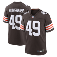 Carson Schwesinger Cleveland Browns Football Jersey, Brown Sportswear Jersey Shirt, Lightweight Breathable Athletic Jersey, Casual Gift for Men