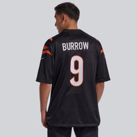Joe Burrow Cincinnati Bengals Football Jersey, Black Game Sportswear Jersey Shirt, Lightweight Breathable Athletic Jersey, Casual Gift for Men