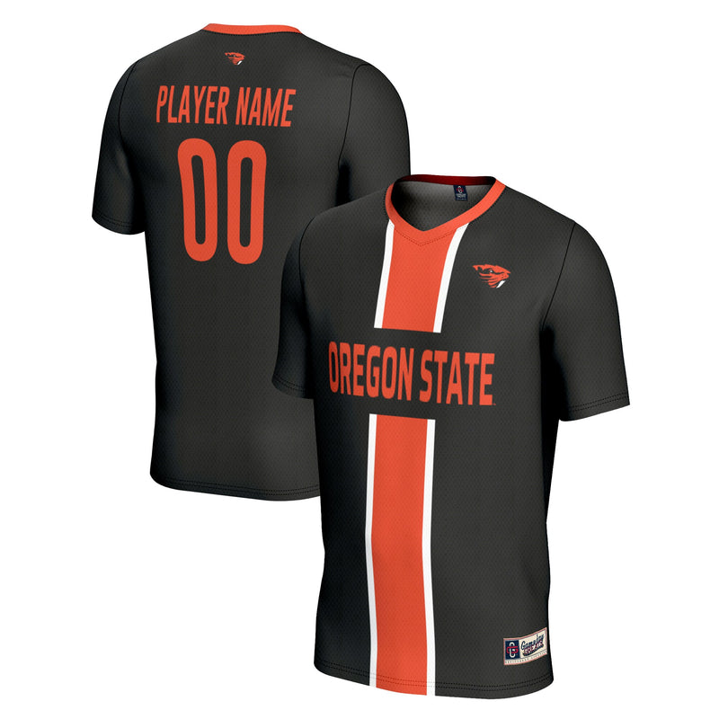 Oregon State Beavers Soccer Jersey, Black Lightweight Sportswear Jersey Shirt, Lightweight Breathable Athletic Jersey, Casual Gift for Men