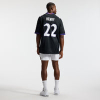 Derrick Henry Baltimore Ravens Football Jersey, Black Game Sportswear Jersey Shirt, Lightweight Breathable Athletic Jersey, Casual Gift for Men