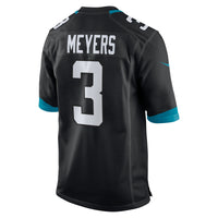 Jakobi Meyers Jacksonville Jaguars Football Jersey, Black Sportswear Jersey Shirt, Lightweight Breathable Athletic Jersey, Casual Gift for Men