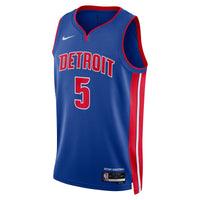 Ron Holland II Detroit Pistons Basketball Jersey, Blue Swingman Sportswear Jersey Shirt, Sleeveless Athletic Tank Jersey, Casual Gift for Men