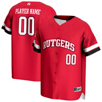 Rutgers Scarlet Knights Baseball Jersey, Sportswear Jersey Shirt, Lightweight Breathable Athletic Jersey, Casual Gift for Men, Style 202980075