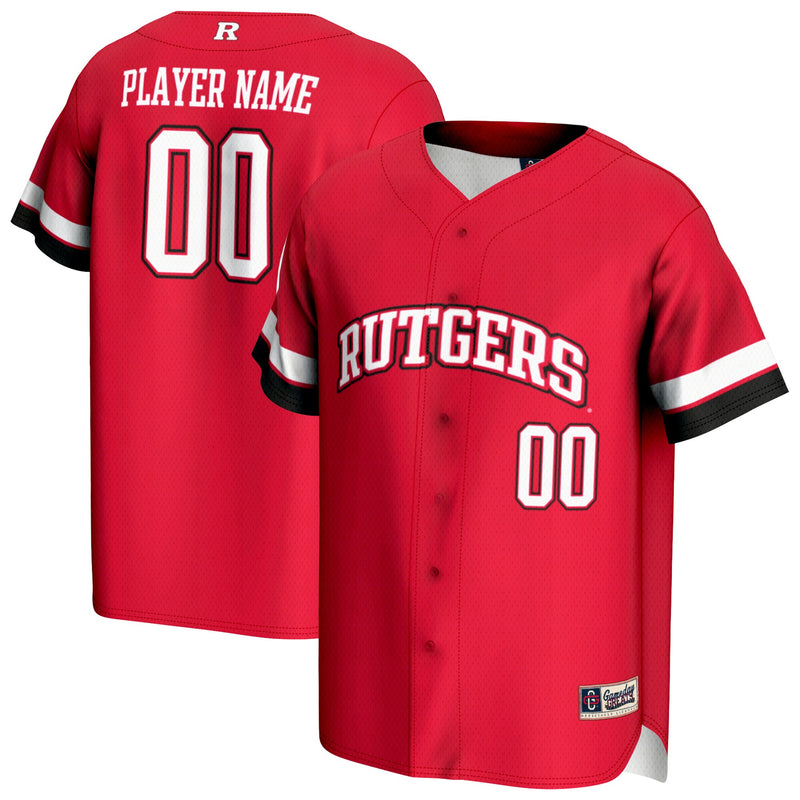 Rutgers Scarlet Knights Baseball Jersey, Sportswear Jersey Shirt, Lightweight Breathable Athletic Jersey, Casual Gift for Men, Style 202980075