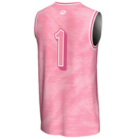Missouri Tigers Basketball Jersey, Pink Fashion Lightweight Sportswear Jersey Shirt, Sleeveless Athletic Tank Jersey, Casual Gift for Men