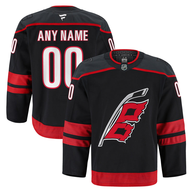Carolina Hurricanes Hockey Jersey, Black Sportswear Jersey Shirt, Long Sleeve Hockey Sweater Jersey, Casual Gift for Men, Style 202056747