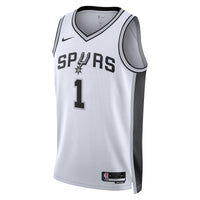 Victor Wembanyama San Antonio Spurs Basketball Jersey, White Sportswear Jersey Shirt, Sleeveless Athletic Tank Jersey, Casual Gift for Men
