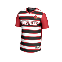 Louisville Cardinals Soccer Jersey, Red Fashion Sportswear Jersey Shirt, Lightweight Breathable Athletic Jersey, Casual Gift for Men