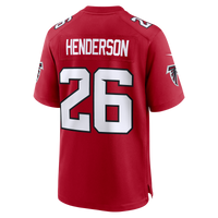 CJ Henderson Atlanta Falcons Football Jersey, Red Game Sportswear Jersey Shirt, Lightweight Breathable Athletic Jersey, Casual Gift for Men