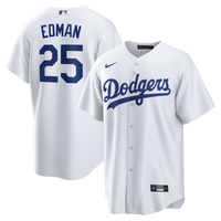 Tommy Edman Los Angeles Dodgers Baseball Jersey, White Sportswear Jersey Shirt, Lightweight Breathable Athletic Jersey, Casual Gift for Men