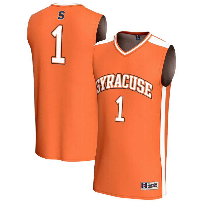 Syracuse Orange Basketball Jersey, Fashion Sportswear Jersey Shirt, Sleeveless Athletic Tank Jersey, Casual Gift for Men, Style 203652706