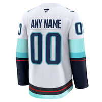 Seattle Kraken Hockey Jersey, White Premium Sportswear Jersey Shirt, Long Sleeve Hockey Sweater Jersey, Casual Gift for Men, Style 202055731