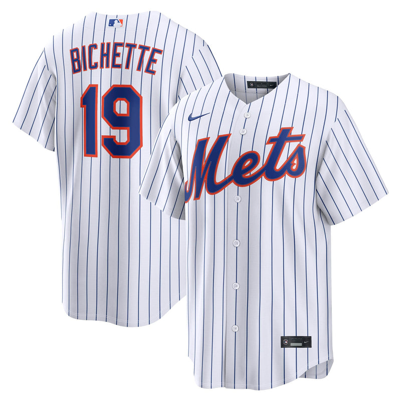 Bo Bichette New York Mets Baseball Jersey, White Replica Sportswear Jersey Shirt, Lightweight Breathable Athletic Jersey, Casual Gift for Men