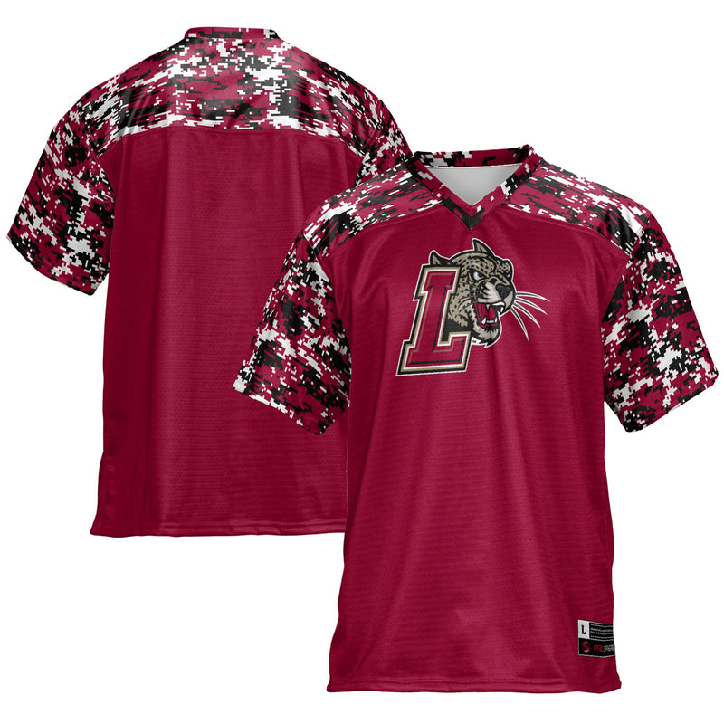 Lafayette College Leopards Football Jersey, Maroon Sportswear Jersey Shirt, Lightweight Breathable Athletic Jersey, Casual Gift for Men