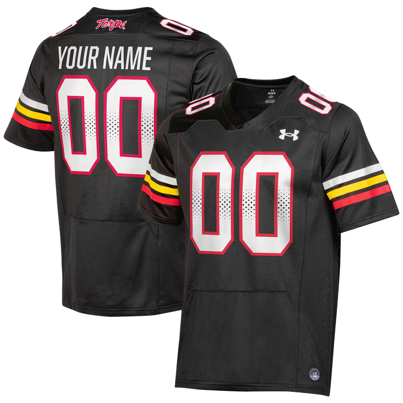 Maryland Terrapins Football Jersey, Black Sportswear Jersey Shirt, Lightweight Breathable Athletic Jersey, Casual Gift for Men, Style 200844392