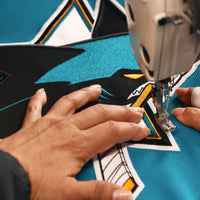 San Jose Sharks Hockey Jersey, Teal Authentic Sportswear Jersey Shirt, Long Sleeve Hockey Sweater Jersey, Casual Gift for Men, Style 202056773