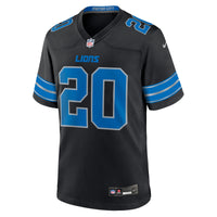 Barry Sanders Detroit Lions Football Jersey, Black Game Sportswear Jersey Shirt, Lightweight Breathable Athletic Jersey, Casual Gift for Men
