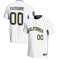 Cal Bears Softball Jersey, White Sportswear Jersey Shirt, Lightweight Breathable Athletic Jersey, Casual Gift for Men, Style 200116296