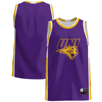 Northern Iowa Panthers Basketball Jersey, Purple Lightweight Sportswear Jersey Shirt, Sleeveless Athletic Tank Jersey, Casual Gift for Men