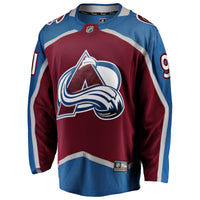 Nazem Kadri Colorado Avalanche Hockey Jersey, Burgundy Breakaway Sportswear Jersey Shirt, Long Sleeve Hockey Sweater Jersey, Casual Gift for Men