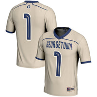 Georgetown Hoyas Lacrosse Jersey, Gray Lightweight Sportswear Jersey Shirt, Lightweight Breathable Athletic Jersey, Casual Gift for Men