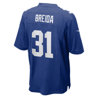 Matt Breida New York Giants Football Jersey, Royal Game Sportswear Jersey Shirt, Lightweight Breathable Athletic Jersey, Casual Gift for Men