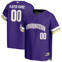 Washington Huskies Baseball Jersey, Purple Sportswear Jersey Shirt, Lightweight Breathable Athletic Jersey, Casual Gift for Men, Style 202415176