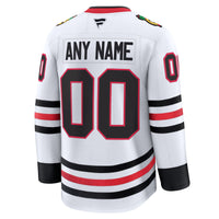 Chicago Blackhawks Hockey Jersey, White Premium Sportswear Jersey Shirt, Long Sleeve Hockey Sweater Jersey, Casual Gift for Men, Style 202055751