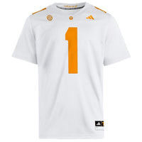 Tennessee Volunteers Football Jersey, White Away Sportswear Jersey Shirt, Lightweight Breathable Athletic Jersey, Casual Gift for Men