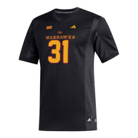 ULM Warhawks Football Jersey, Black Replica Sportswear Jersey Shirt, Lightweight Breathable Athletic Jersey, Casual Gift for Men