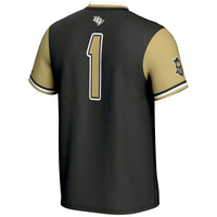 UCF Knights Softball Jersey, Black Sportswear Jersey Shirt, Lightweight Breathable Athletic Jersey, Casual Gift for Men, Style 200119494