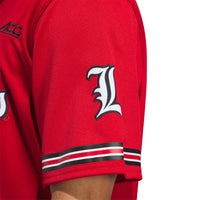 Louisville Cardinals Reverse Retro Baseball Jersey, Red Sportswear Jersey Shirt, Lightweight Breathable Athletic Jersey, Casual Gift for Men