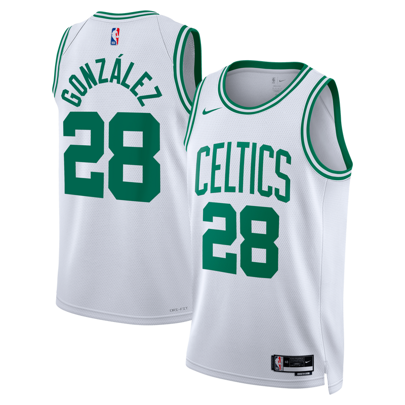 Hugo González Boston Celtics Basketball Jersey, White Swingman Sportswear Jersey Shirt, Sleeveless Athletic Tank Jersey, Casual Gift for Men