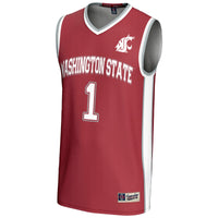 Washington State Cougars Basketball Jersey, Crimson Lightweight Sportswear Jersey Shirt, Sleeveless Athletic Tank Jersey, Casual Gift for Men