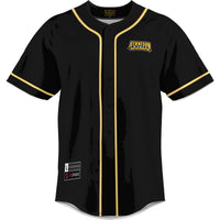 Kennesaw State Owls Baseball Jersey, Gold Lightweight Sportswear Jersey Shirt, Lightweight Breathable Athletic Jersey, Casual Gift for Men