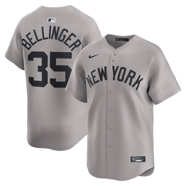 New York Yankees Cody Bellinger Gray Road Limited Player Jersey