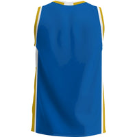 Fort Valley State Wildcats Basketball Jersey, Blue Lightweight Sportswear Jersey Shirt, Sleeveless Athletic Tank Jersey, Casual Gift for Men